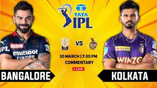 🔴 IPL Live: RCB vs KKR Live – Match 6 || Bangalore vs Kolkata Live |Indian Premier League 2022 Live