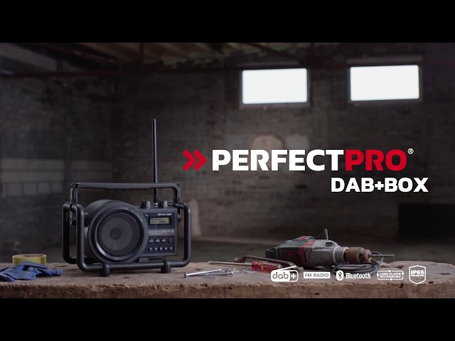 Video teaser for PerfectPro DABBOX(DE): Das erste DAB+-Baustellenradio auf dem Markt