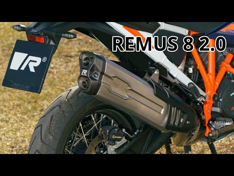 KTM Super Adventure 1290 REMUS 8 Exhaust vs Original sound