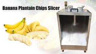 Amazing banana chips cutting machine | banana plantain chips slicer cutter