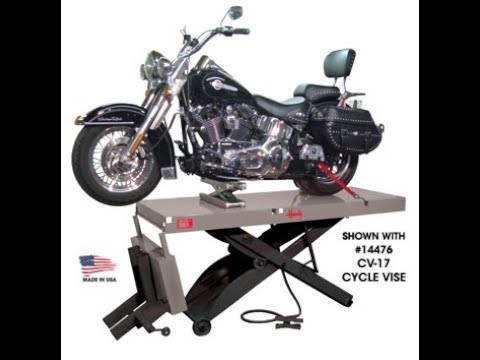 Handy Industries SAM 2 Motorcycle Lift Table Demo