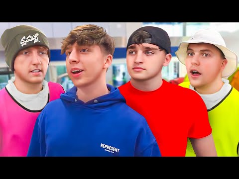 JakeyDavies, AngryGinge, Tays & Chazza Go Shopping..