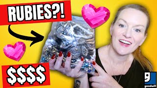 Goodwill Jewelry Jar Unboxing | Found Sterling Silver & a Real Ruby!