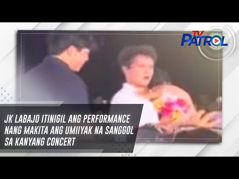 JK Labajo itinigil ang performance nang makita ang umiiyak na sanggol sa kanyang concert TV Patrol
