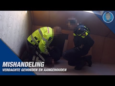 MISHANDELING POLITIEAGENT & aanhouding verdachte. Politievlogger Jan-Willem en Dwight