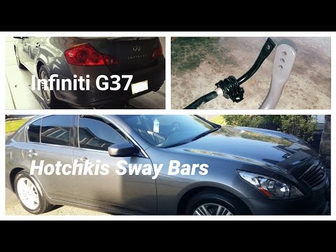 Infiniti g37 sway bars Install DIY| Best Mod for under 500$ Hotchkis sway bars g37x sedan
