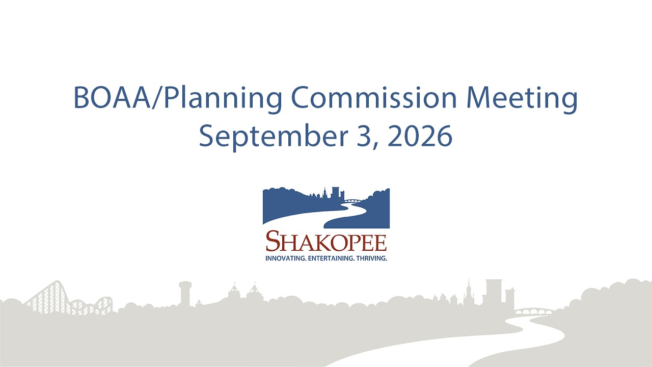 Board of Adjustment and Appeals/Planning Commission, September 3, 2026