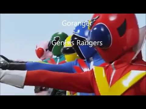 Super Sentai Power Ranger Names Version 2