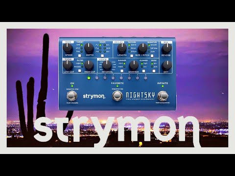 Strymon NightSky (Time Warped Reverberator) Demo