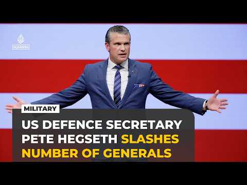 Hegseth cuts US generals and admirals by 20%, launches autonomous warfare command