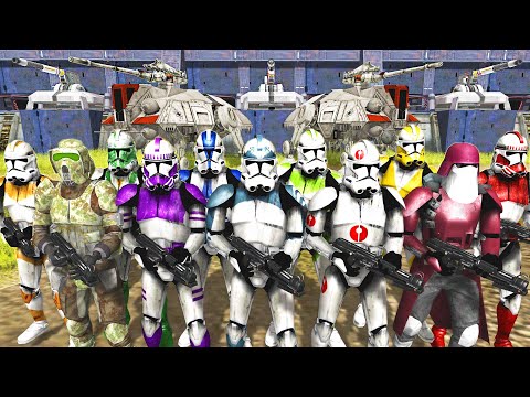 Every Clone Trooper Legion UNDER SIEGE! - Men of War: Star Wars Mod