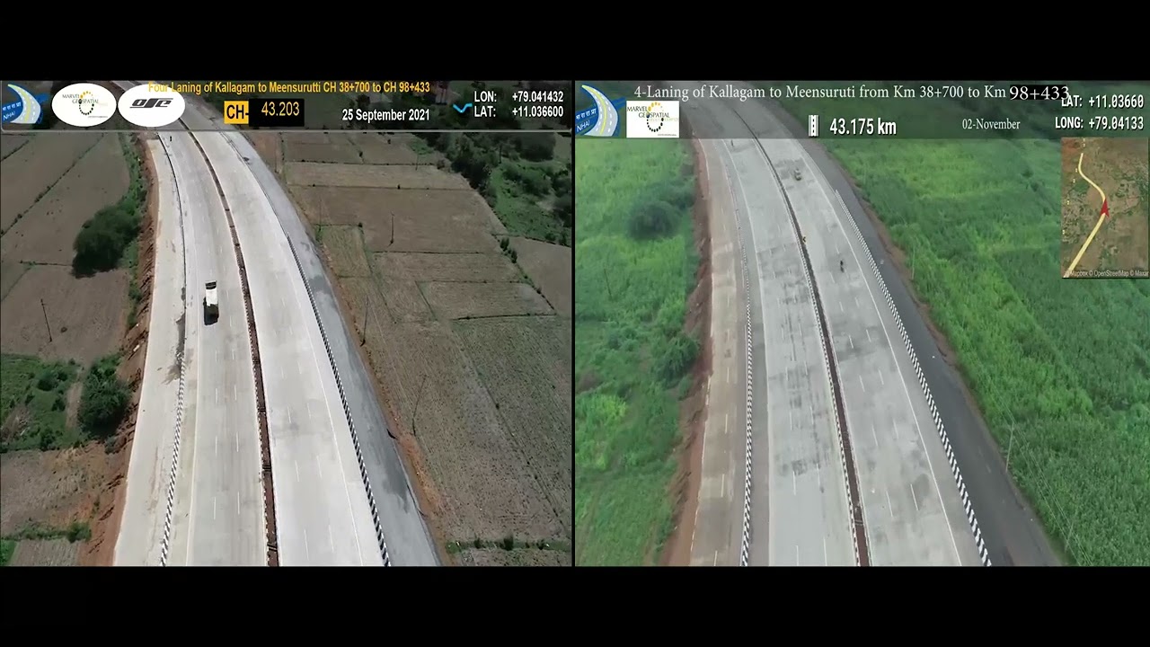 Kallagam to Meenusrutti Oct'21 side by side part 1