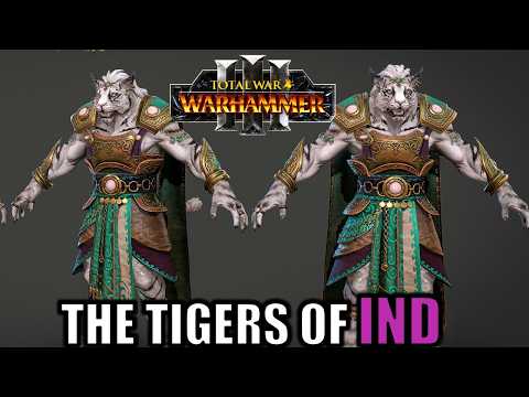 BHASHIVA and the Tiger Warriors of IND - Cathay DLC and Character Pack - Total War Warhammer 3
