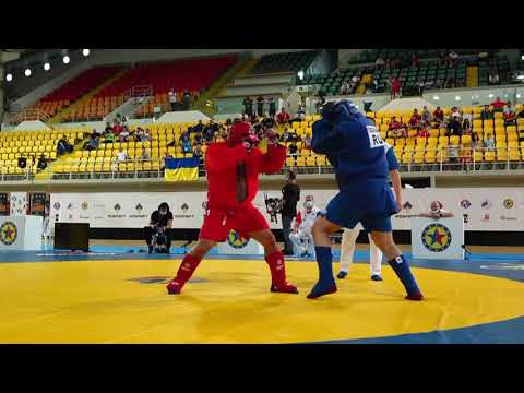 TONOYAN (UKR) vs  DZHANAEV (RUS). Combat SAMBO +98 kg. European SAMBO Championships 2021