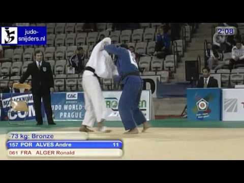 Judo 2010 EJU World Cup Prague: Andre Alves (POR) - Ronald Alger (FRA) [-73kg] bronze match