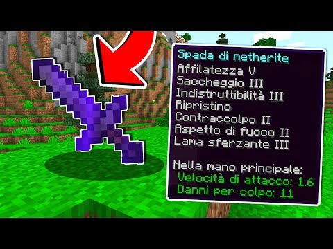 HO CREATO LA SPADA PIÙ FORTE DI MINECRAFT 1.16