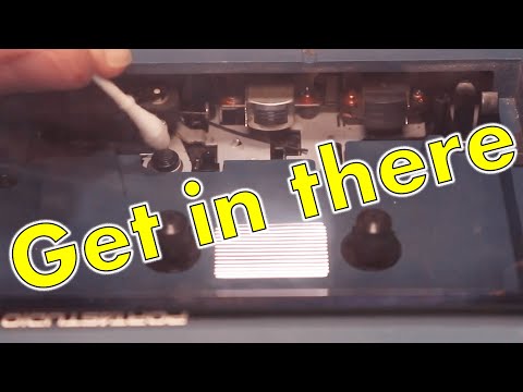 HOW TO CLEAN A TASCAM 414 MKII 4-track Cassette Recorder | 424recording.com