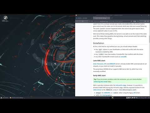 ArcoLinux : 2151 NVIDIA - early loading - /etc/mkinitcpio.conf