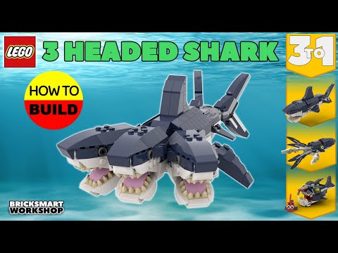 3-Headed Shark LEGO 31088 Digital Build