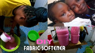 HOMEMADE FABRIC SOFTER AT THE COMFORT OF YOUR HOME@allthingsafricannana #laundryhacks #homehacks