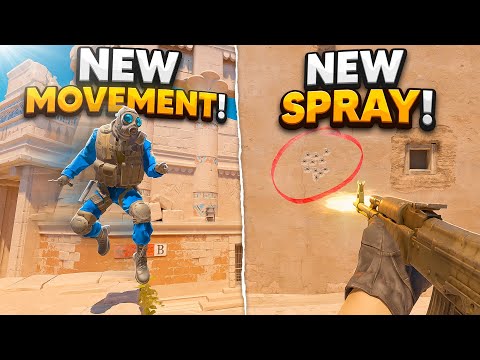 HUGE CS2 UPDATE! NEW MOVEMENT, SPRAY & MAPS