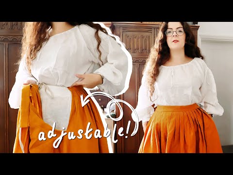 The *easiest* adjustable skirt (18th century style ✨)