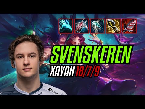 SVENSKEREN - XAYAH vs TRISTANA ADC - NA CHALLENGER - PATCH 11.8
