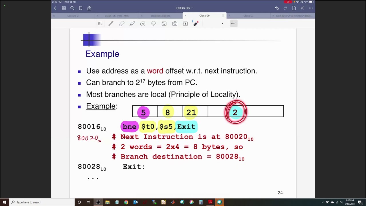 ECSE 2660 (CANOS) Class 07: Arithmetic for Computers I