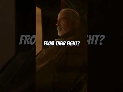 Why Did Count Dooku RUN AWAY From Yoda?