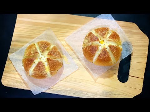 Korean creamcheese garlic bread || yugjjog maneulppang