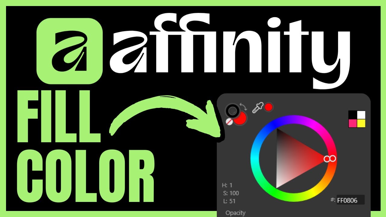 How To FILL COLOR In Affinity Designer (QUICK & EASY) 2026