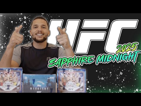 UFC TOPPS Sapphire 2025 and midnight pack opening 