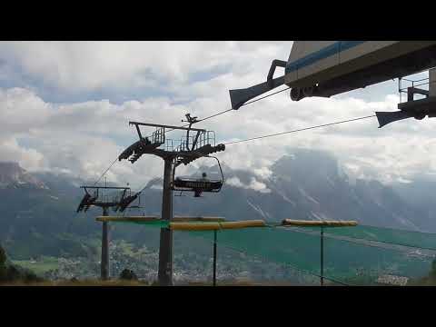 Discesa integrale seggiovia Agamatic "Rumerlo - Duca d'Aosta" - Cortina d'Ampezzo (BL)