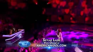 Skylar Laine Sings &quot;Where Do Broken Hearts Go&quot;  On Amer Idol