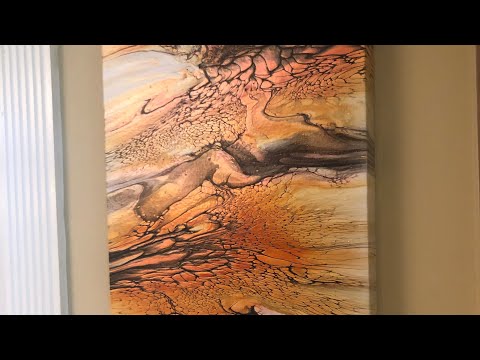 319.  Sunrise/Sunset Deconstructed Bloom /  bloom technique / art therapy / bloom recipe