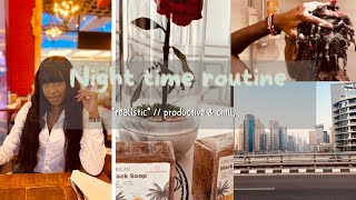 NIGHT TIME ROUTINE AFTER 8-5 job | VERY REALISTIC | PRODUCTIVE | CHILL. #nightroutine #selfcare