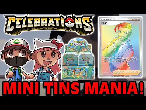 The Pull Rates For Celebrations Mini Tins Are Epic! | Pokemon: Celebrations #Pokemon #Celebrations