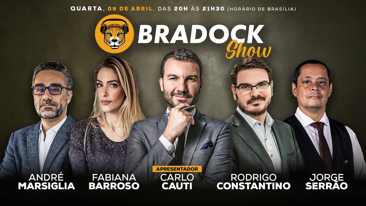 Bradock Show 09/04/25 - Carlo Cauti, Constantino, Fabiana Barroso, Jorge Serrão e André Marsiglia