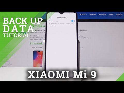 How to Enable Google Backup in XIAOMI Mi 9 - Back Up Data