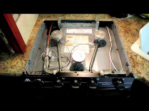 RV Maintenance: Cleaning your Atwood range burners.