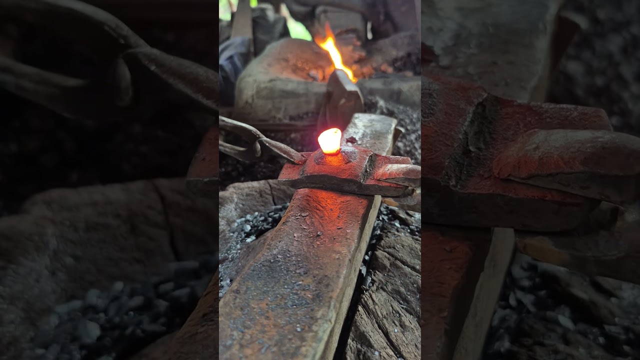 The Art of Forging: Watch Raw Metal Turn into a Masterpiece! ⚒️🔥#1000subscriber #10million #uk #usa