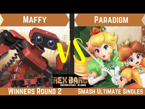 Rex Baron 11 Winners Round 2 - Maffy (R.O.B.) Vs. Paradigm (Peach, Daisy)