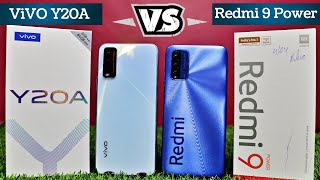 Redmi 9 Power vs ViVO Y20A 🔥 Massive Battery 🔋 Massive Camera 📸 💰Budget Kings 😲