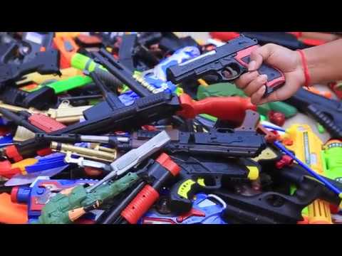 Box of Toys ! GUNS BOX Toys Military & Police equipment | Gun toy (38)