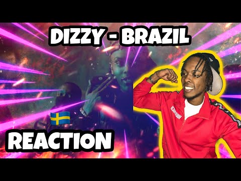 AMERICAN REACTS TO SWEDISH DRILL RAP! Dizzy - Brazil (ENGLISH SUBTITLES)