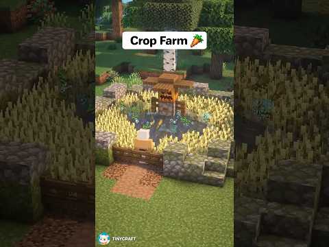 Minecraft Aesthetic Auto Crop Farm 🥕