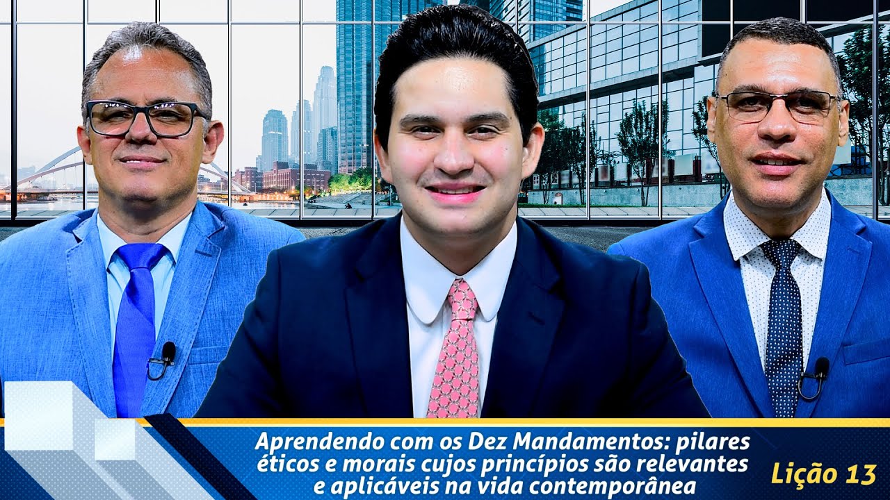 Revista de EBD Betel Dominical 13: Aprendendo com os Dez Mandamentos: pilares éticos...contemporânea
