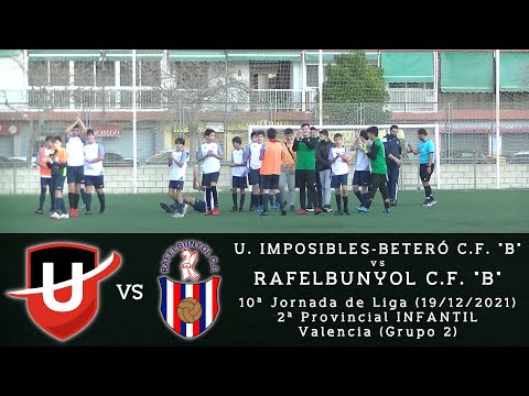 Jornada 10 - Liga INFANTIL 21/22 - U. Imposibles-Beteró C.F. "B" - Rafelbunyol C.F. "B" - 19/12/2021