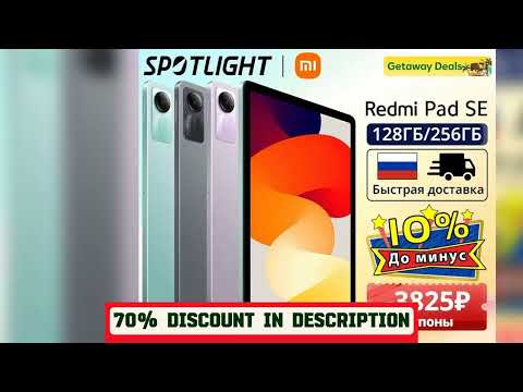 A must-have product! World Premiere Redmi Pad SE Xiaomi Global Version Mi Tablet  8000mAh Snapdrag