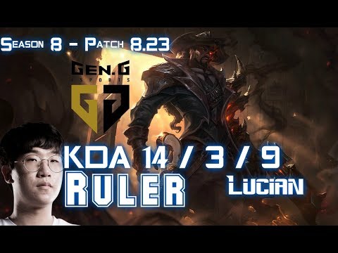 GEN Ruler LUCIAN vs ASHE ADC - Patch 8.23 KR Ranked